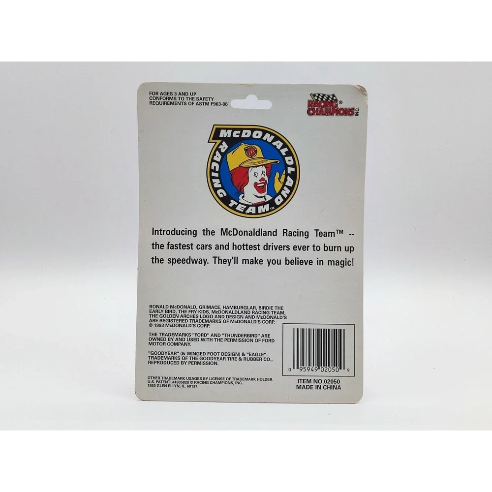 1994 Mcdonaldland Racing Team by Racing‎ Champions